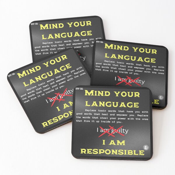 Item preview, Day 30 of the year: Mind your language designed and sold by BuddyBoots.