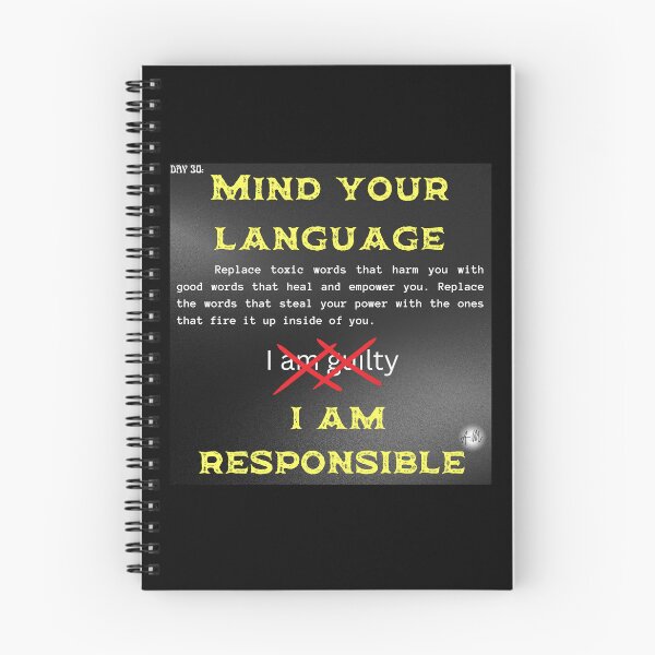 Item preview, Day 30 of the year: Mind your language designed and sold by BuddyBoots.
