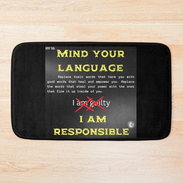 Item preview, Day 30 of the year: Mind your language designed and sold by BuddyBoots.