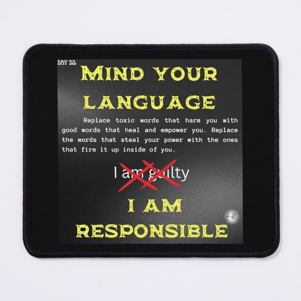 Item preview, Day 30 of the year: Mind your language designed and sold by BuddyBoots.