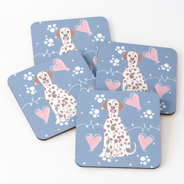 Item preview, LOVE Dalmatian - Liver and White 2 designed and sold by Lulupainting.