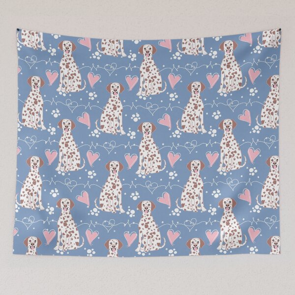 Item preview, LOVE Dalmatian - Liver and White 2 designed and sold by Lulupainting.