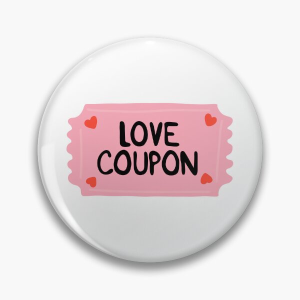 Item preview, Love coupon aesthetic Valentine's Day design designed and sold by Nanee07.