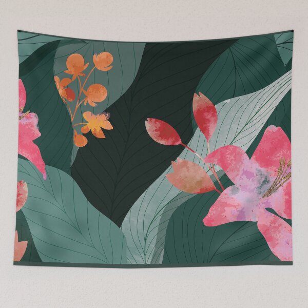 Item preview, Japanese Kimono Motif With Lily designed and sold by Wa Wonder.