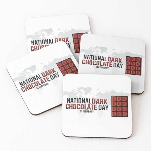 Item preview, National Dark Chocolate Day February 1st 2023 designed and sold by R1ZED.
