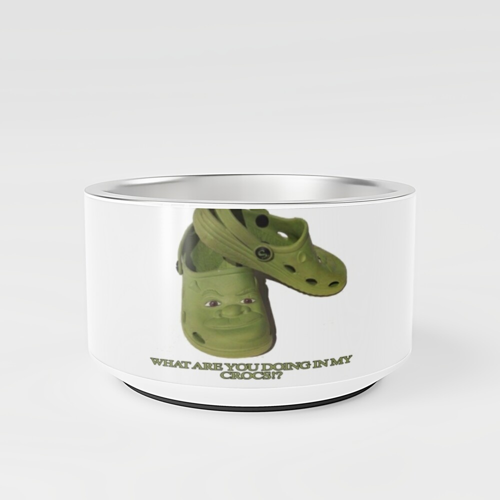 What are you doing in my Shrek Crocs  Coffee Mug for Sale by