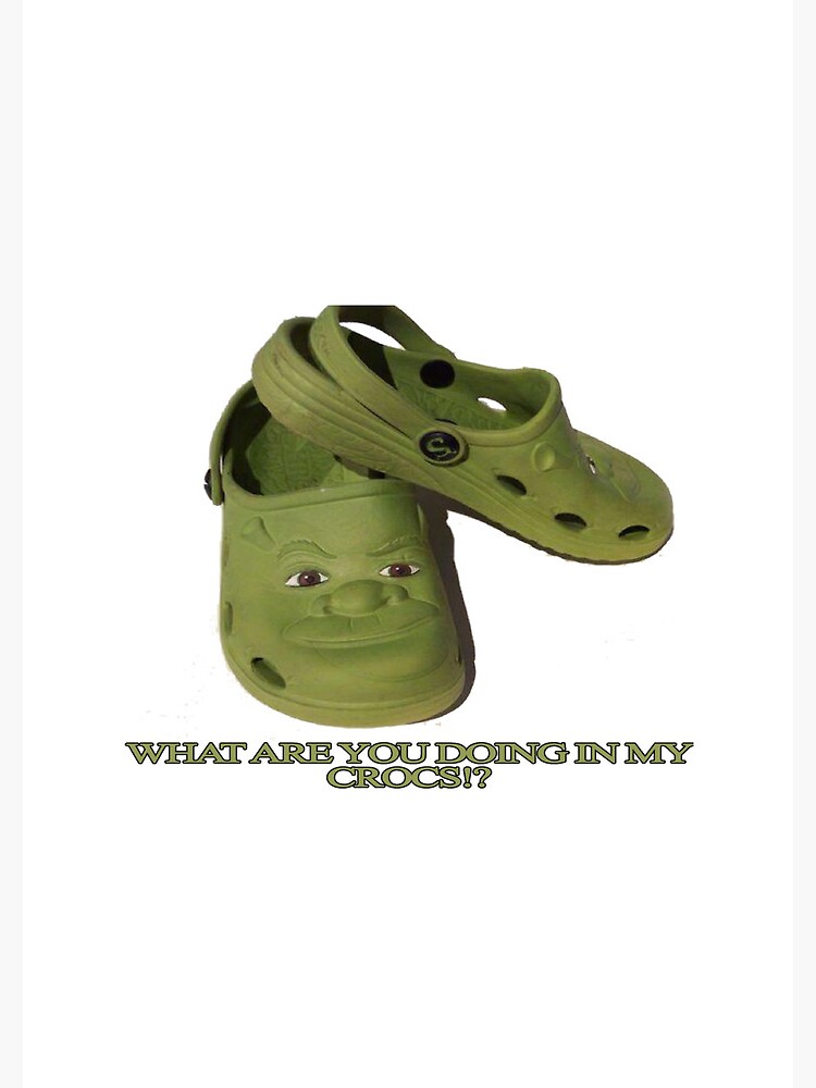 What are you doing in my Shrek Crocs  Baby One-Piece for Sale by  KikimoraFasbn