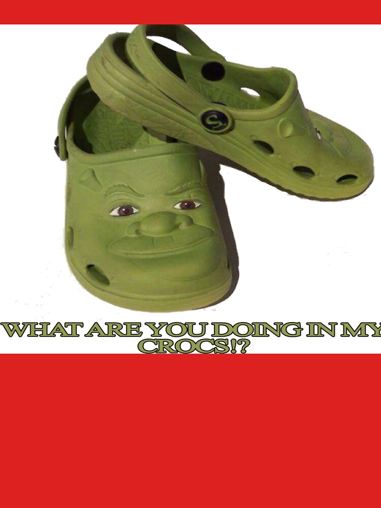 O Que Você Está Fazendo Em My Shrek Crocs Camiseta Homens Mulheres Padrão  Divertido De Verão Impressão De Manga Curta Tops College Pop Homem Novo -  Escorrega o Preço