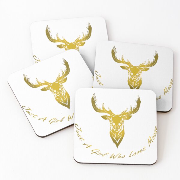Item preview, Just a girl who loves moose  designed and sold by flydye.