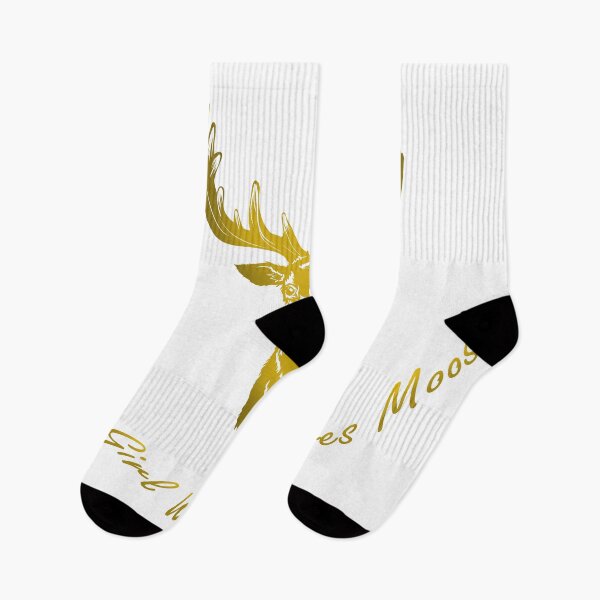 Item preview, Just a girl who loves moose  designed and sold by flydye.
