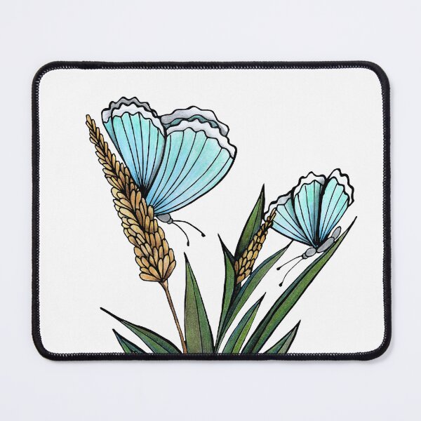 Item preview, Powder Blue Butterfies designed and sold by Colouringinbook.