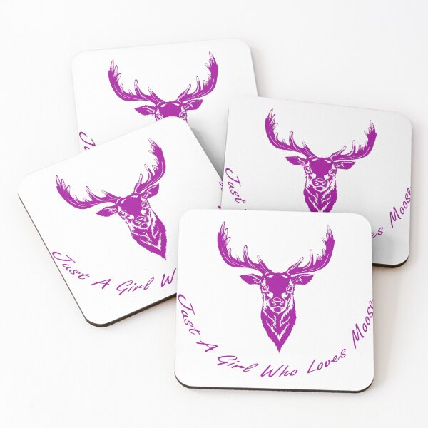 Item preview, Just a girl who loves moose  designed and sold by flydye.