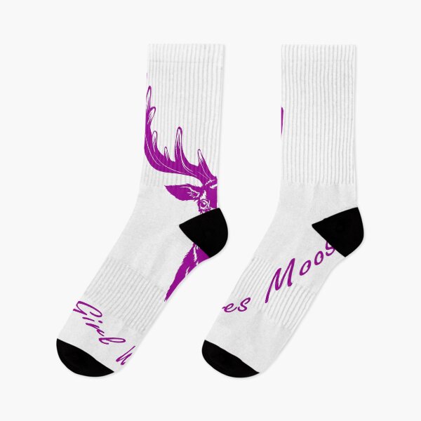 Item preview, Just a girl who loves moose  designed and sold by flydye.