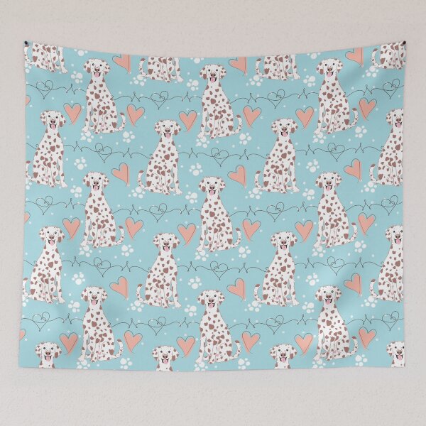 Item preview, LOVE Long Haired Dalmatian - Liver and White 2 designed and sold by Lulupainting.
