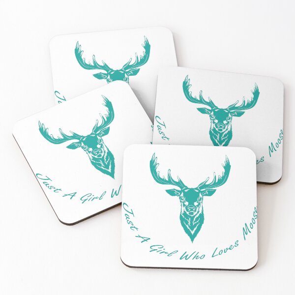 Item preview, Just a girl who loves moose  designed and sold by flydye.
