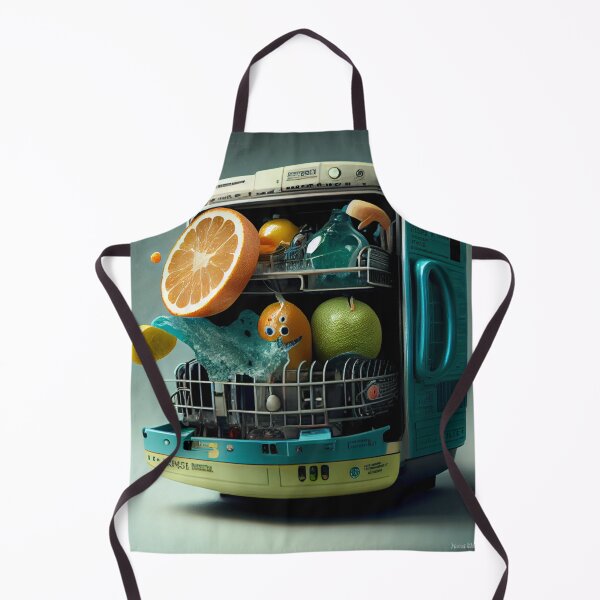 Item preview, Citrus Cleanup The Dishwashers Burden Digital Painting designed and sold by CodeAndColors.