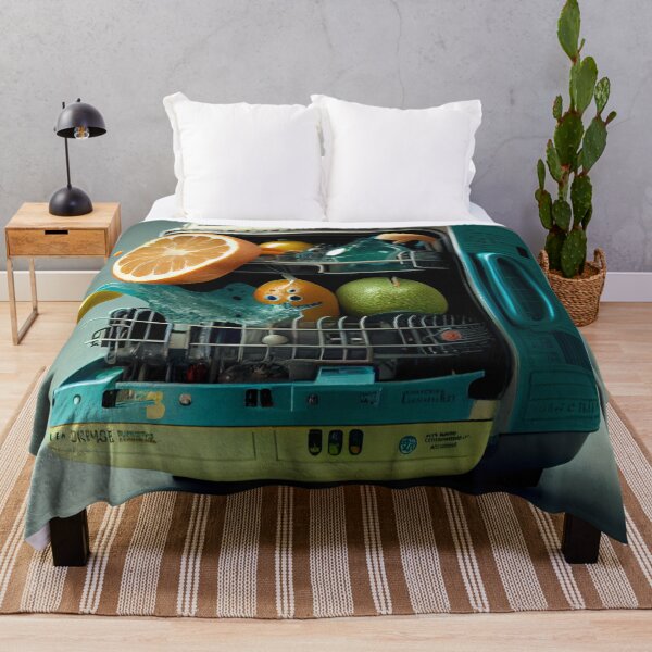 Item preview, Citrus Cleanup The Dishwashers Burden Digital Painting designed and sold by CodeAndColors.
