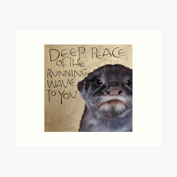 Item preview, Deep peace of the running wave to you designed and sold by samcannon.