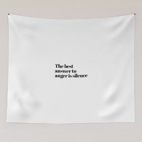 Item preview, The best answer to anger is silence designed and sold by The  Lifers.