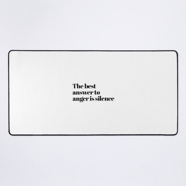 Item preview, The best answer to anger is silence designed and sold by The  Lifers.