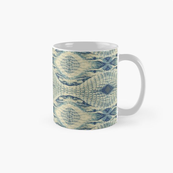 Item preview, Snake Love Sahmaran Love of Shahmaran Blue Cream designed and sold by SpiritGifts.