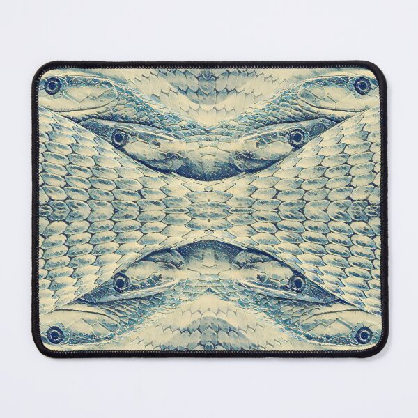 Item preview, Snake Love Sahmaran Love of Shahmaran Blue Cream designed and sold by SpiritGifts.