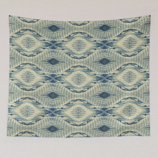 Item preview, Snake Love Sahmaran Love of Shahmaran Blue Cream designed and sold by SpiritGifts.
