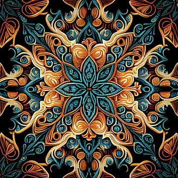 Artwork thumbnail, Intense Soft Transitional Pattern Digital Painting by CodeAndColors