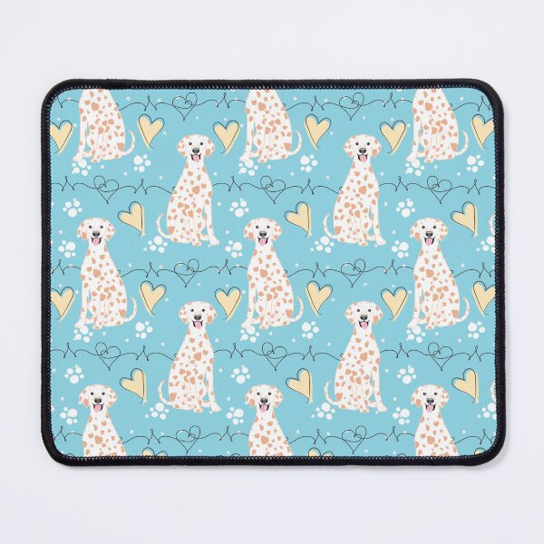Item preview, LOVE Dalmatian - Lemon and White 1 designed and sold by Lulupainting.