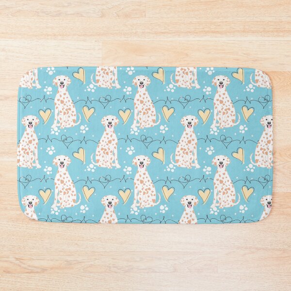 Item preview, LOVE Dalmatian - Lemon and White 1 designed and sold by Lulupainting.