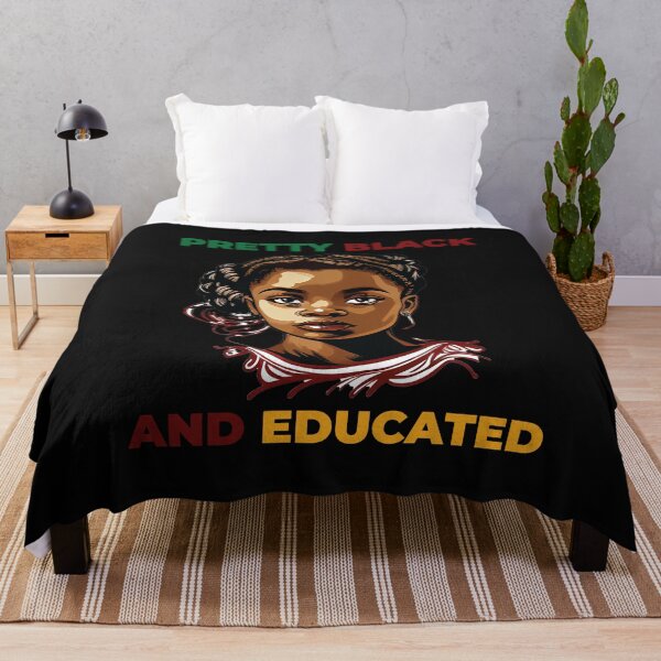 Item preview, Pretty Black And Educated Black History Month Girl Queen designed and sold by Med ing.