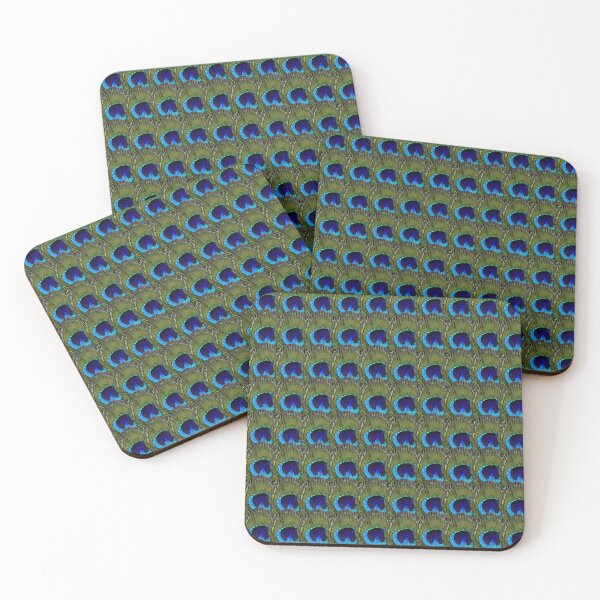 Item preview, Peacock feathers overlapping, great patterns designed and sold by Kirei-Lily.