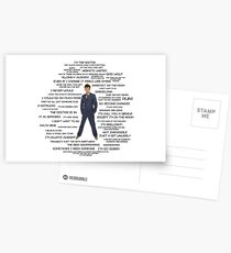 Doctor Who (Clock, phone case, sticker etc) Postcards