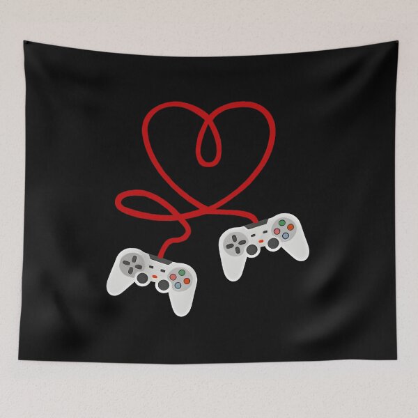Item preview, Video Gamer Valentines Day With Controllers Heart designed and sold by MEDYSA B.C..
