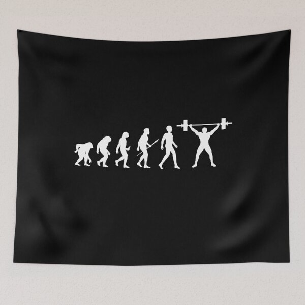 Item preview, Funny Weightlifting Evolution - Fitness Lover Gift designed and sold by Creative Angel.