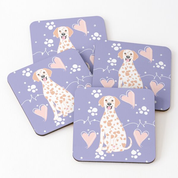 Item preview, LOVE Dalmatian - Lemon and White 2 designed and sold by Lulupainting.