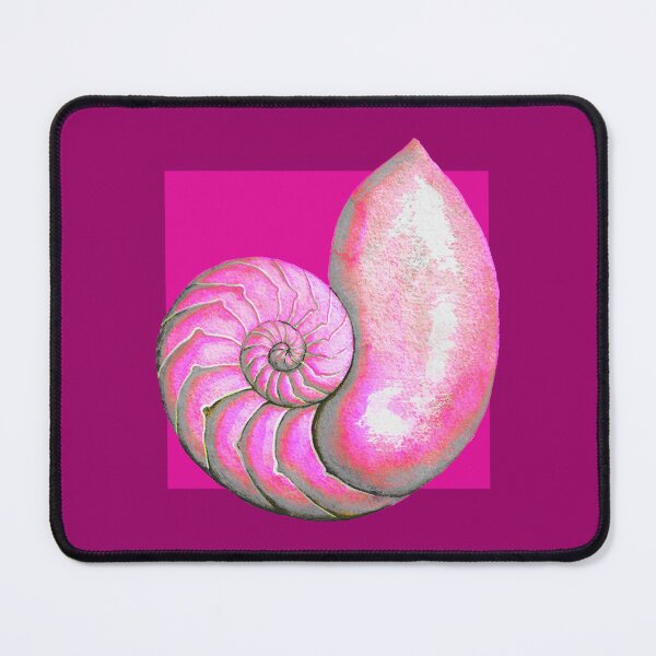 Item preview, Nautilus sea shell in magenta designed and sold by LisaLeQuelenec.