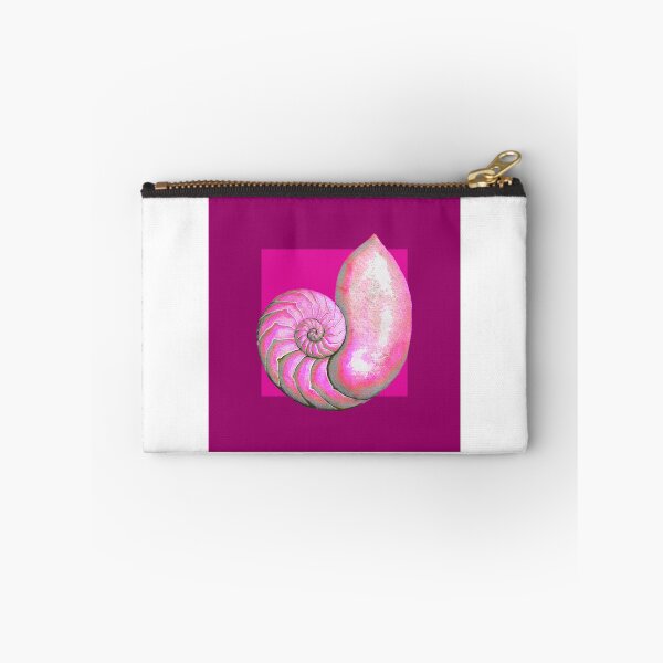 Item preview, Nautilus sea shell in magenta designed and sold by LisaLeQuelenec.