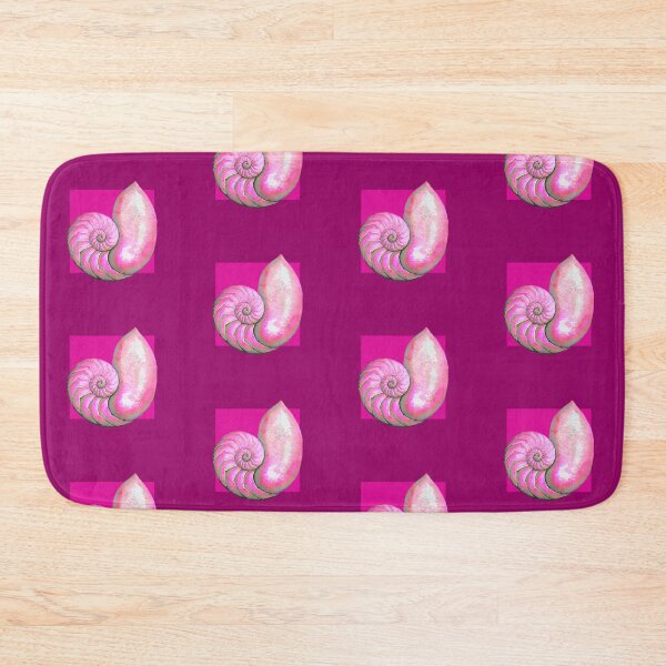 Item preview, Nautilus sea shell in magenta designed and sold by LisaLeQuelenec.