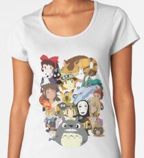 Studio Ghibli Collage Women's Premium T-Shirt