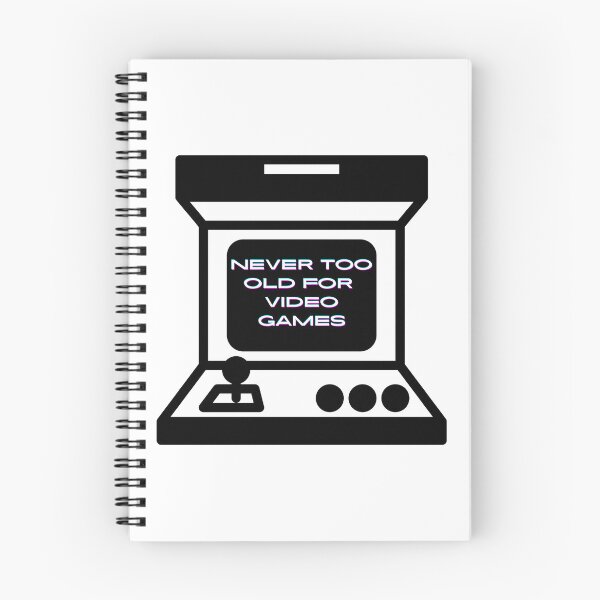 Item preview, Never too old for video games - White designed and sold by BusyMonkeys.