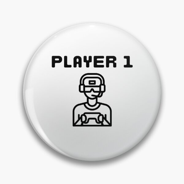 Item preview, Player One Gamer - White designed and sold by BusyMonkeys.