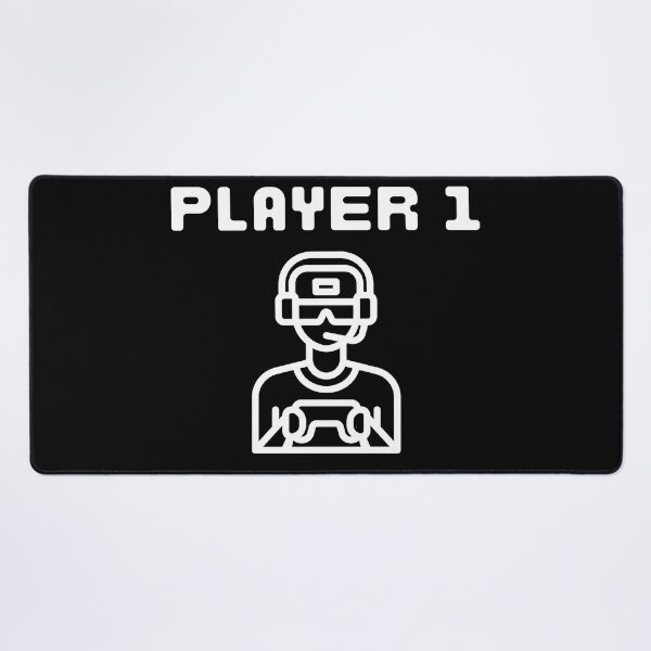Item preview, Player One Gamer - Black designed and sold by BusyMonkeys.