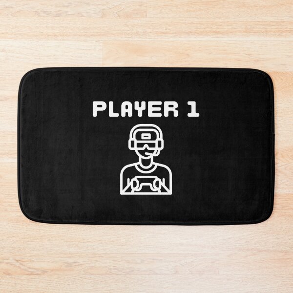 Item preview, Player One Gamer - Black designed and sold by BusyMonkeys.
