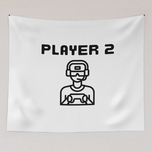 Item preview, Player Two Gamer - White designed and sold by BusyMonkeys.