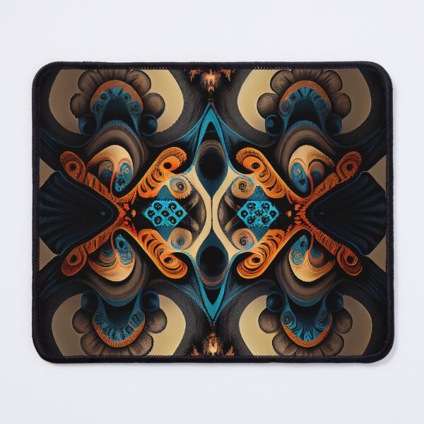 Item preview, Symmetrical Surreal Balanced Extreme Western Pattern Digital Painting designed and sold by CodeAndColors.