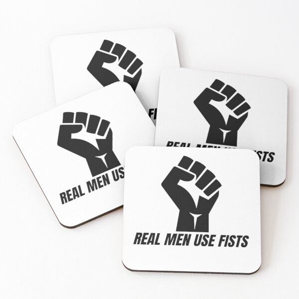 Item preview, Real Men Use Fists designed and sold by Exacto.