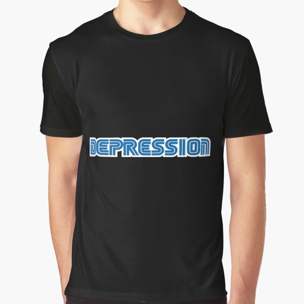 Vista previa del artículo con la obra «Parodia del logotipo de Sega de la depresión», diseñado y vendido por everything4eva.
