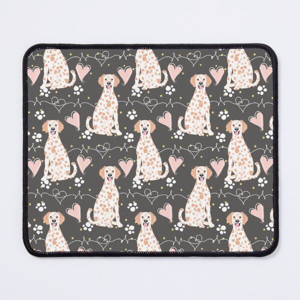 Item preview, LOVE Long Haired Dalmatian - Lemon and White 1 designed and sold by Lulupainting.