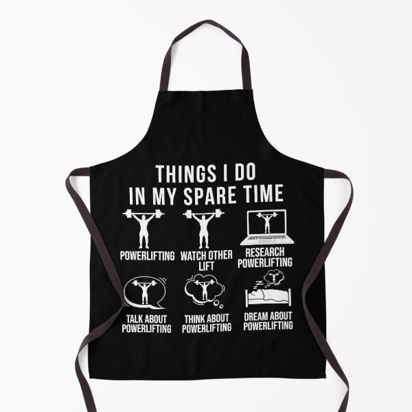 Item preview, Things I Do In My Spare Time - Funny Weightlifting designed and sold by Creative Angel.